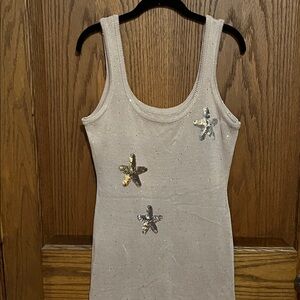 Sequin Starfish Tank Dress